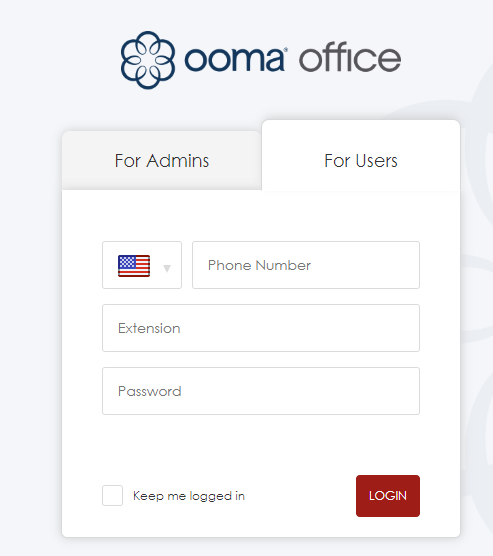 End User Portal login